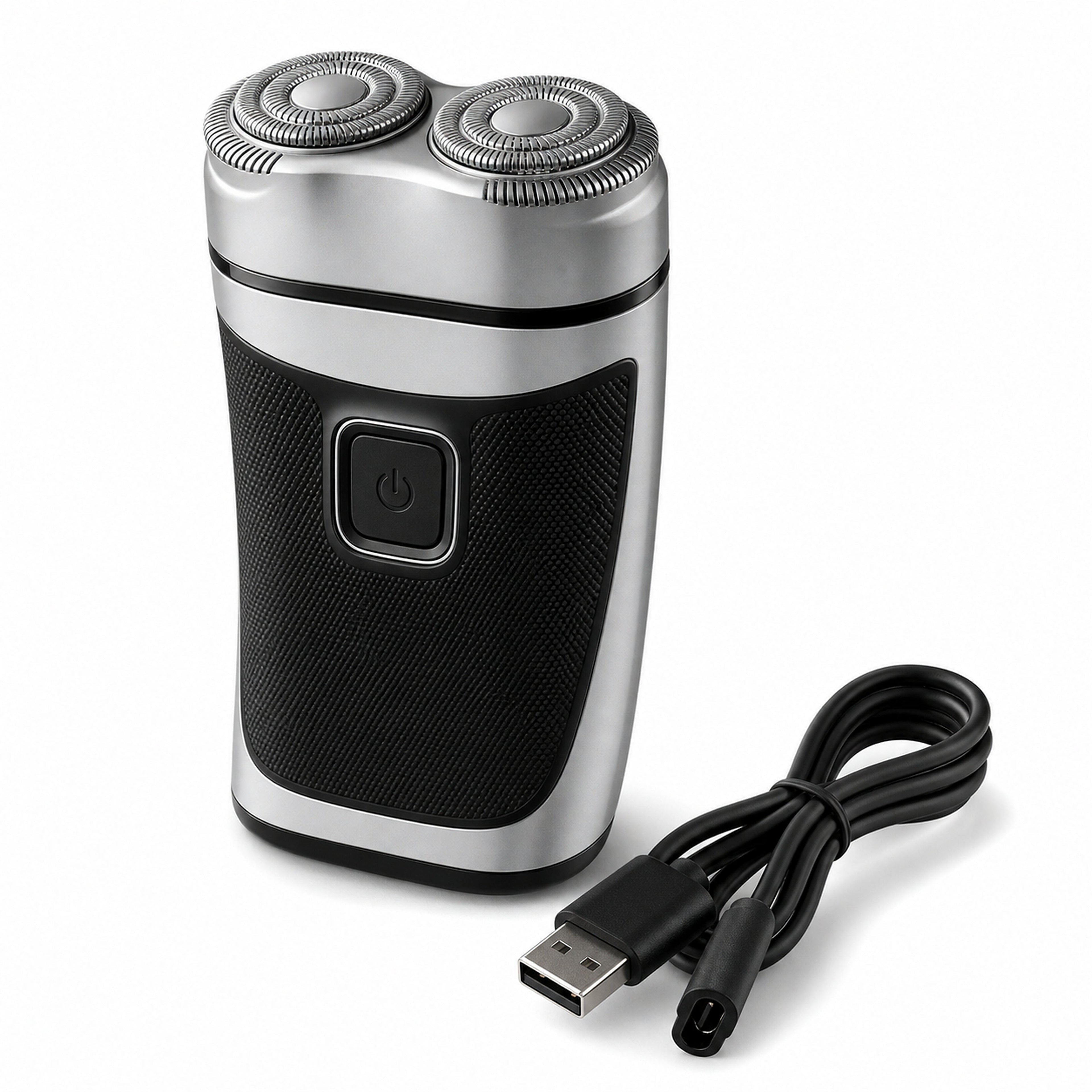 Cross-Border Dual Head Electric Shaver for Men, Portable Design