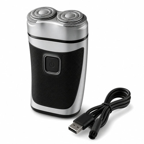 Cross-Border Dual Head Electric Shaver for Men, Portable Design