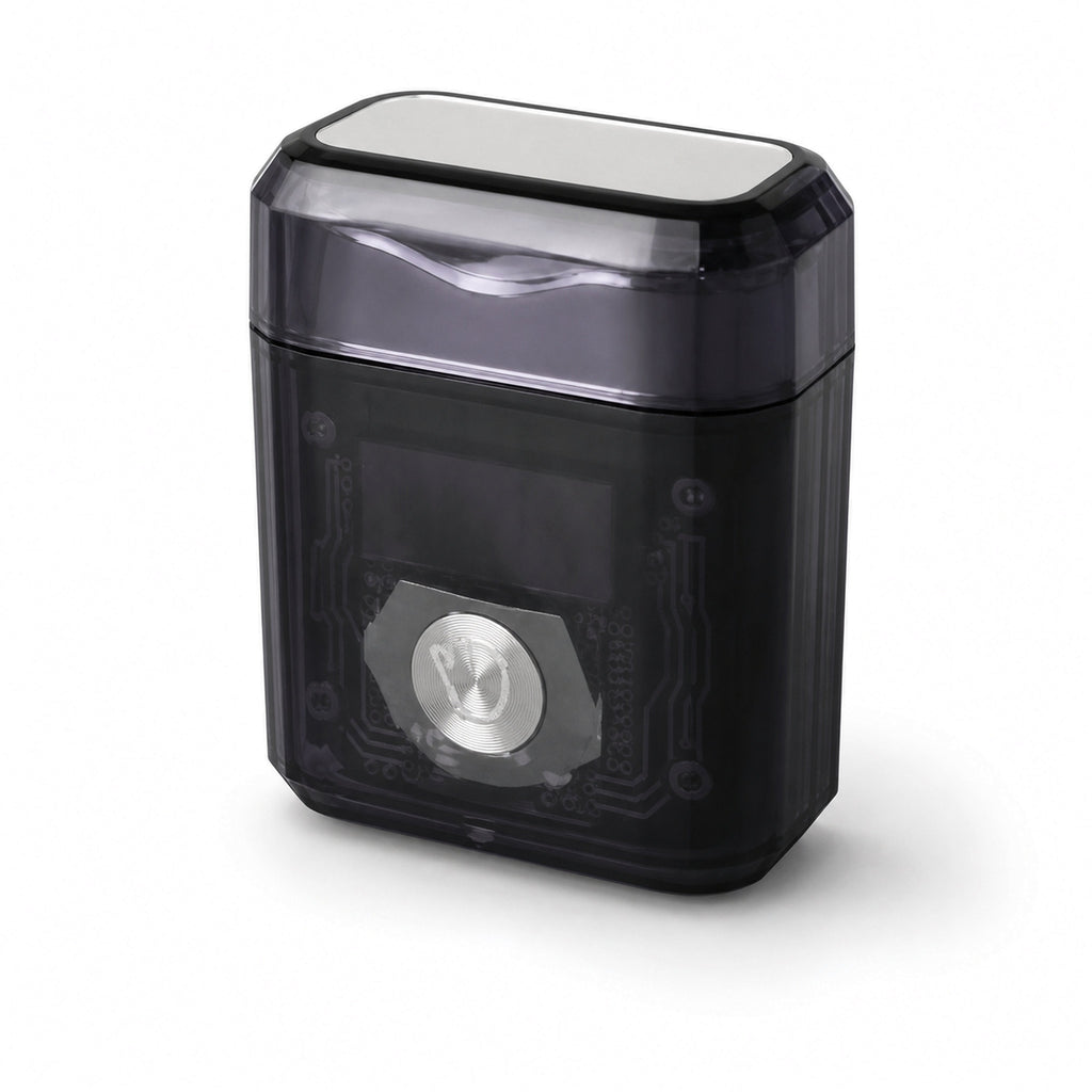 LED Digital Cube Mini Shaver — Waterproof & Rechargeable