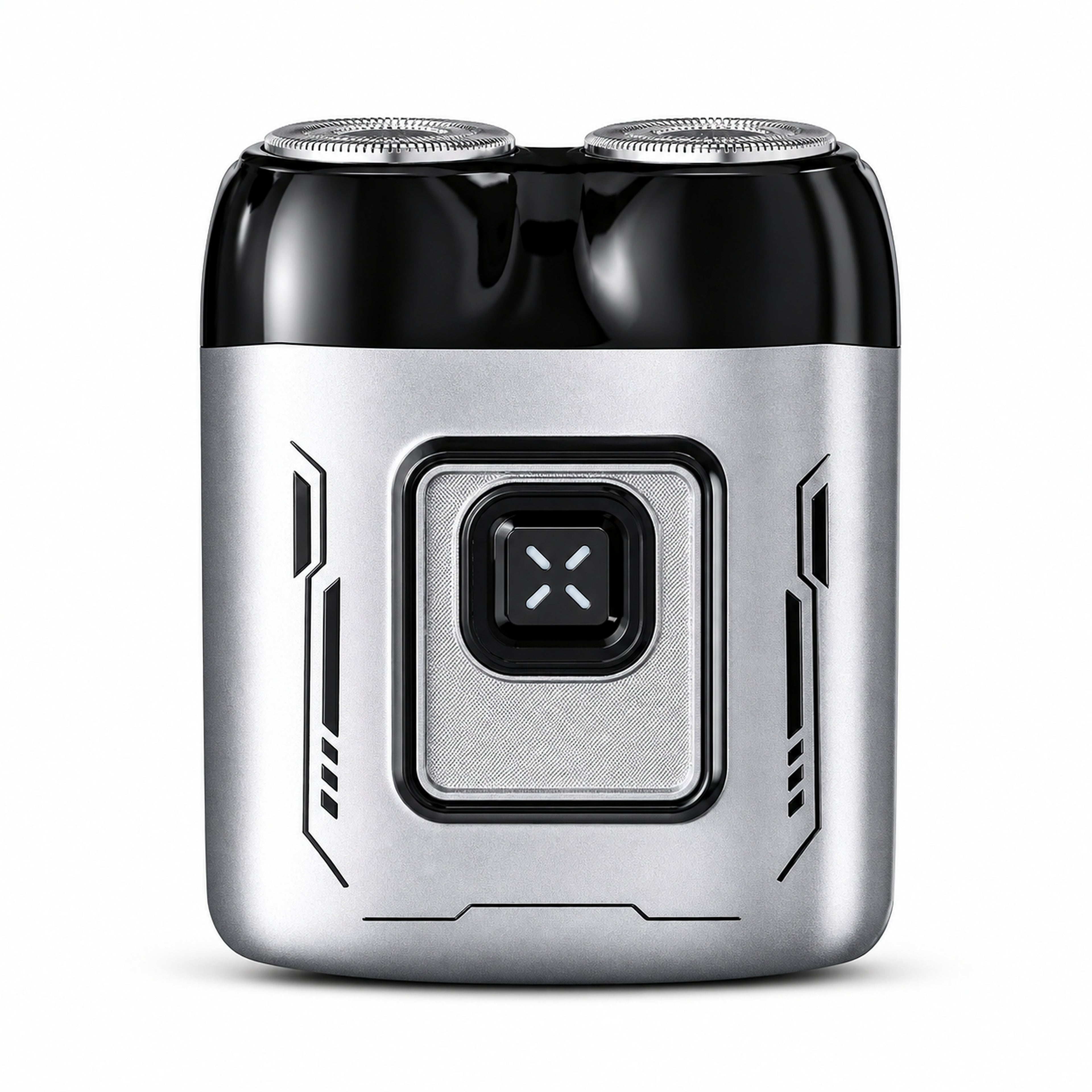 Waterproof LED Display Dual-Head Electric Shaver