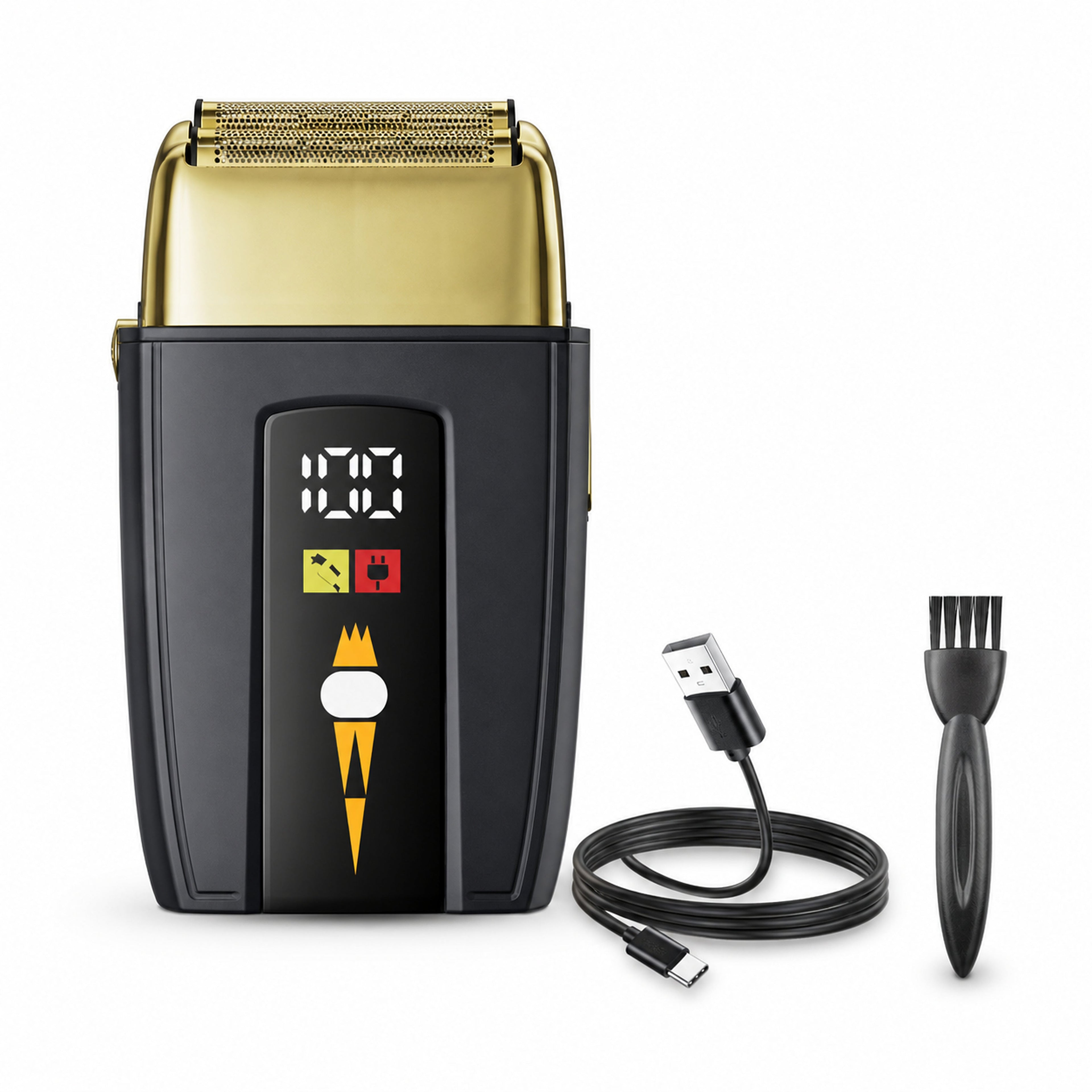 Lilipro Blade Baron S20 Dual Foil Electric Razor with LED Display detail