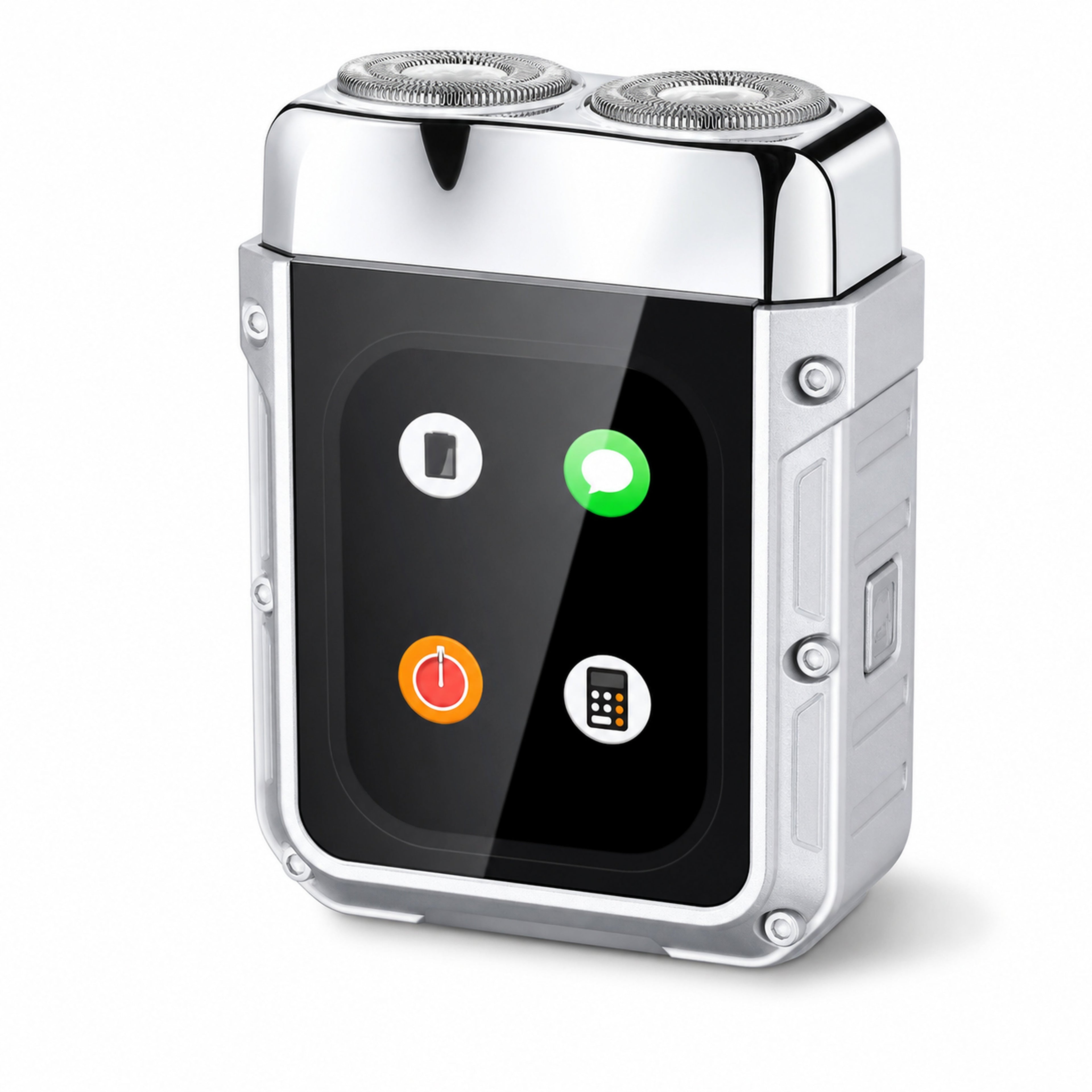 Pakiss Smart Touchscreen 2-in-1 Electric Shaver detail