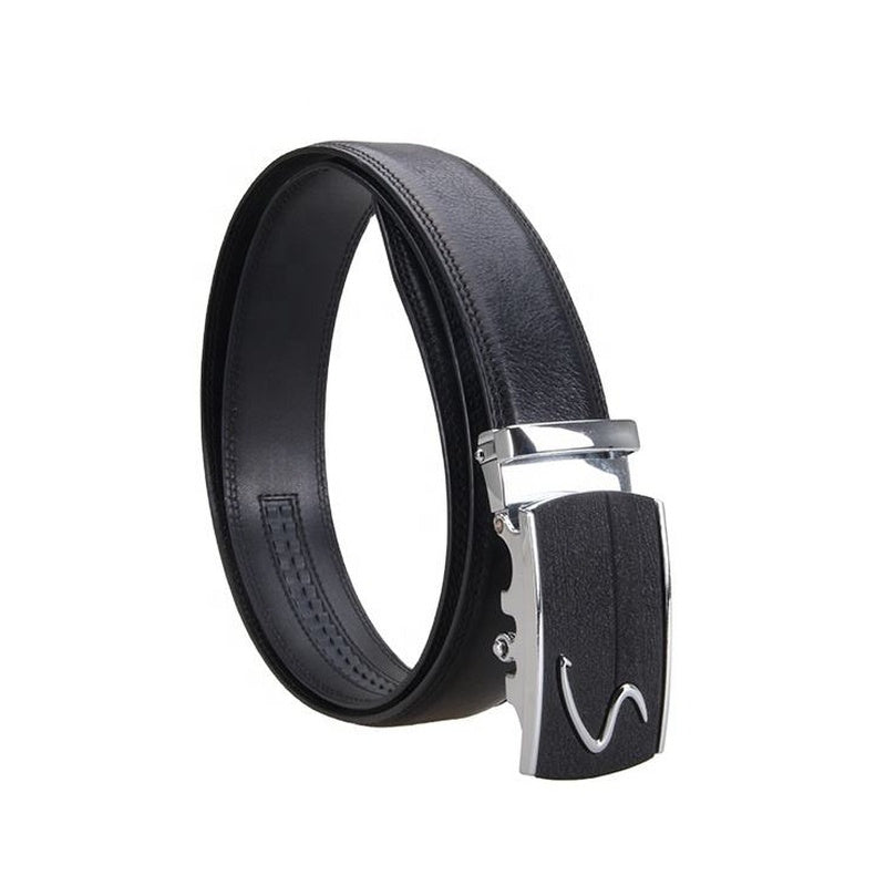 Ratchet Belt — Genuine Leather, Auto Buckle