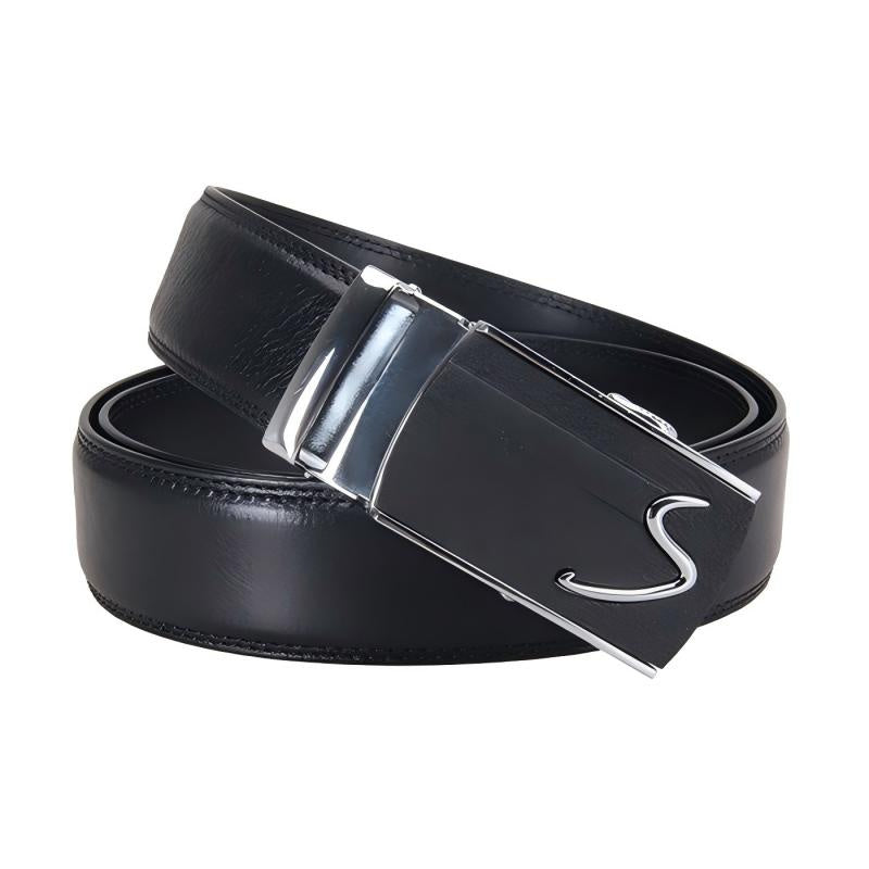 Ratchet Belt — Genuine Leather, Auto Buckle
