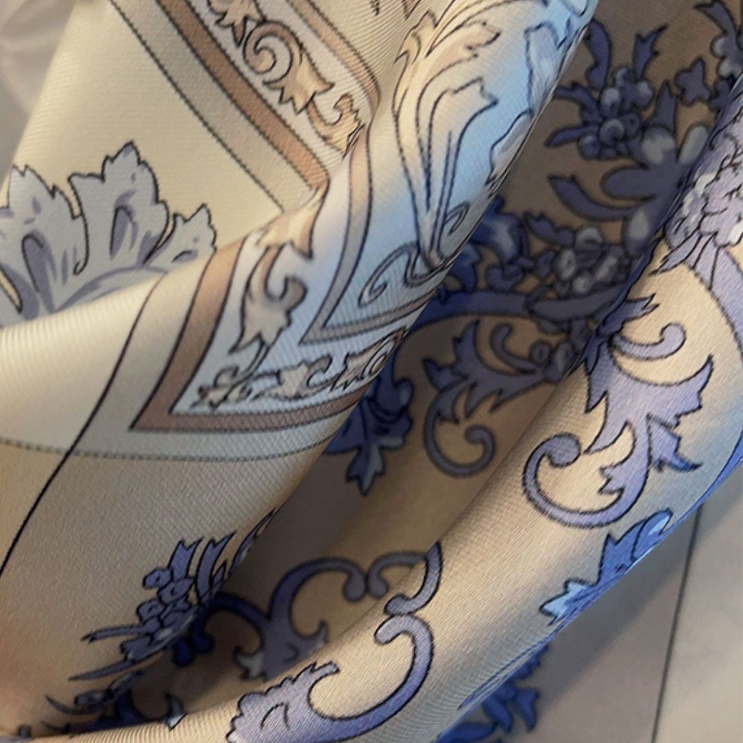 Double-Sided Silk Twill Scarf