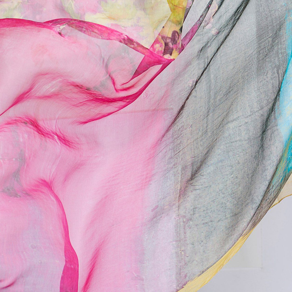 Long Silk Scarf — 180 × 67.5 cm