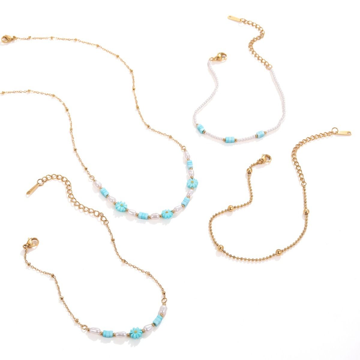 Bohemian Jewelry Set — 18K Gold Plated Steel