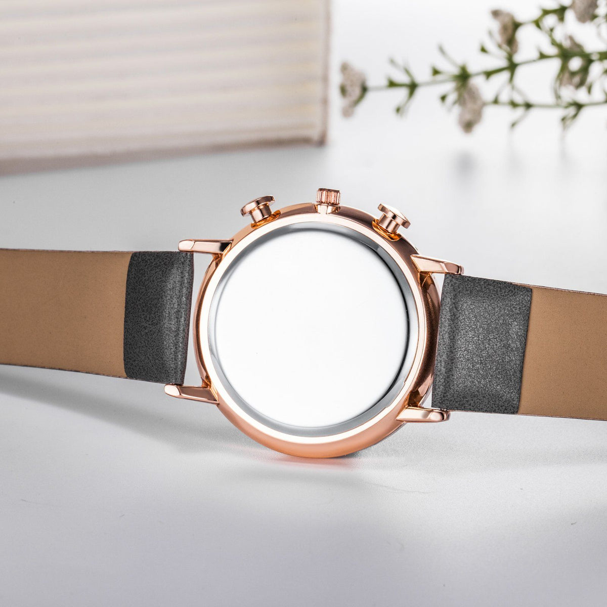 Halden Chronograph Watch — Leather Strap