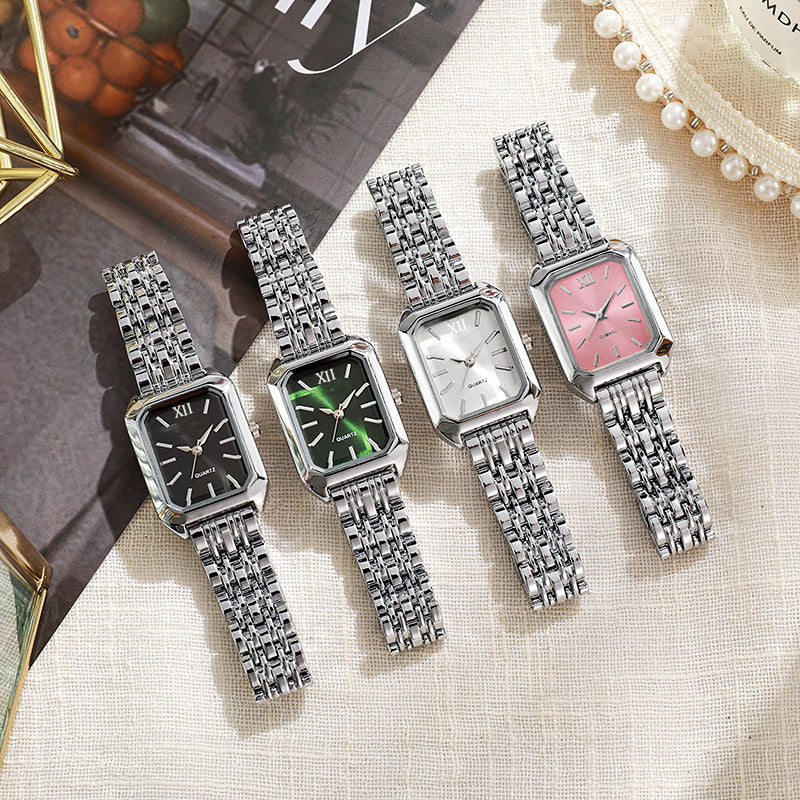 Quadra Square Watch — Gold Tone