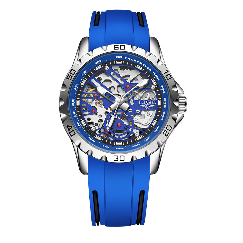 Hollow Dial Watch — Silicone Strap