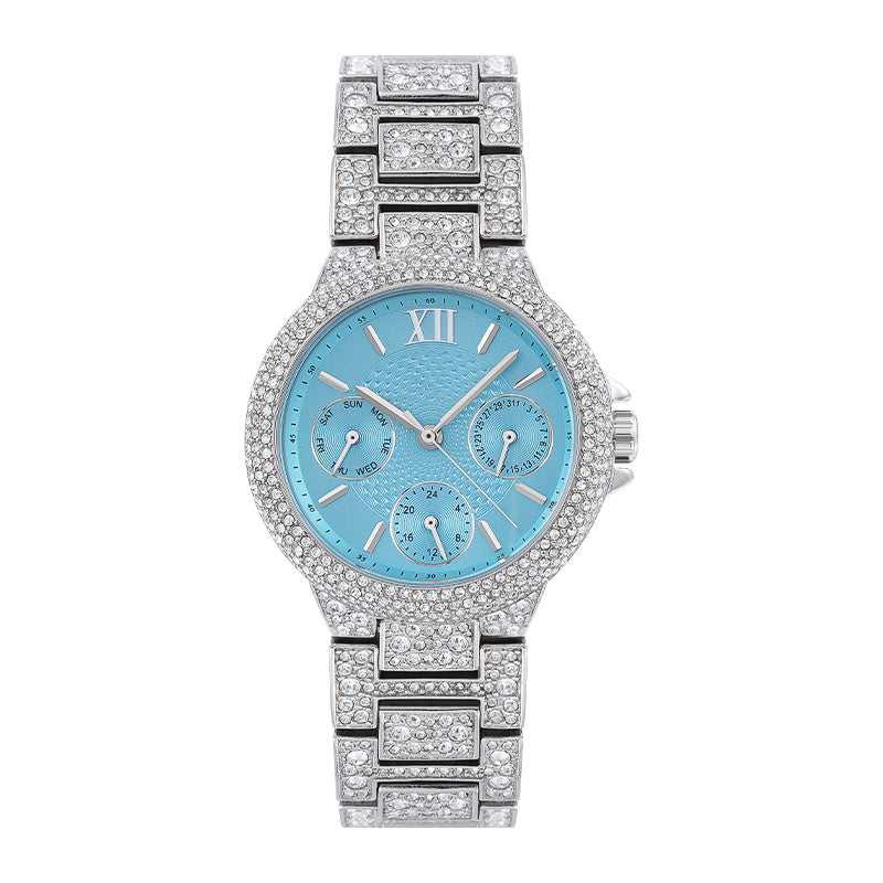 Aurele Pave Watch — 316L Steel