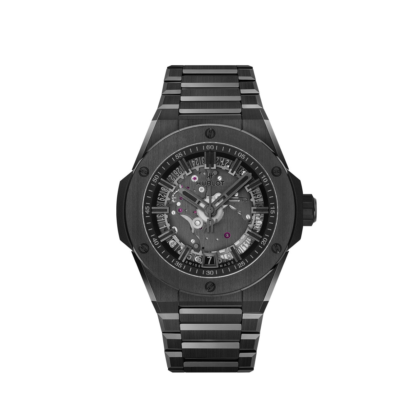 Big Bang INTEGRATED TIME ONLY ALL BLACK Ref# 456.CX.0140.CX