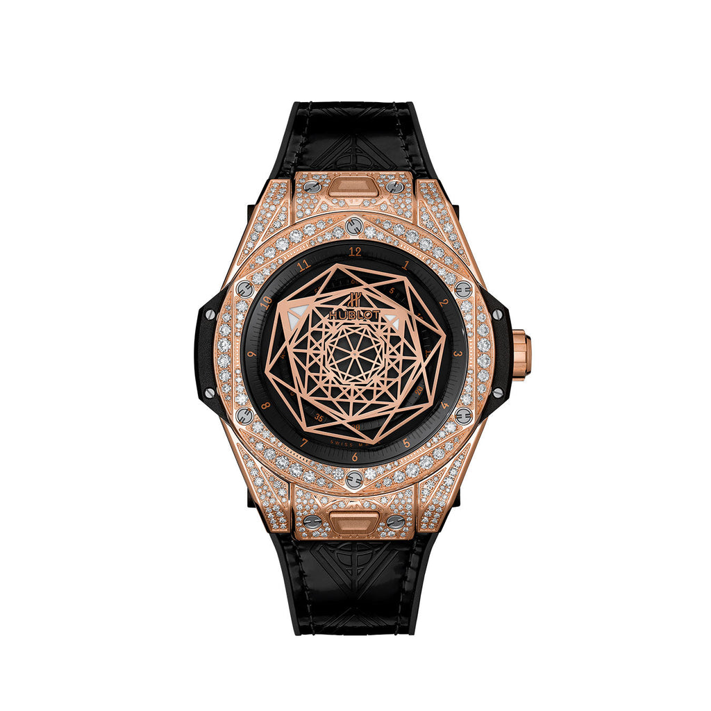 Big Bang SANG BLEU KING GOLD PAVÉ Ref# 465.OS.1118.VR.1704.MXM18