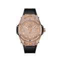 Big Bang ONE CLICK KING GOLD FULL PAVÉ Ref# 465.OX.9010.RX.1604
