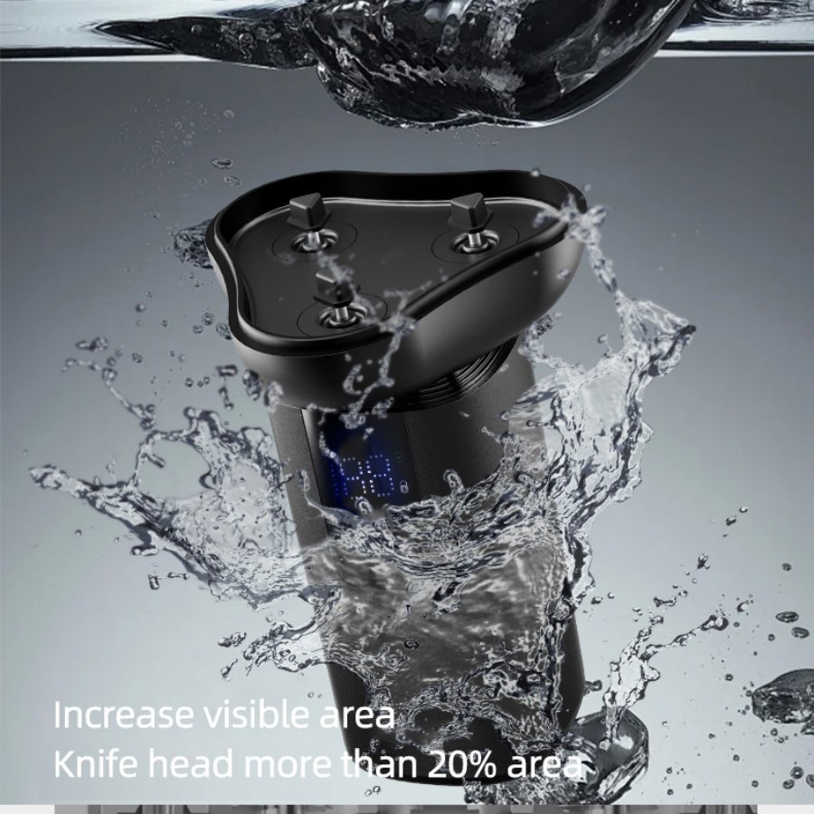 Quality Anti-Cut Protection Head Mens Electric Triple-Head Shaver for Men Salon Use