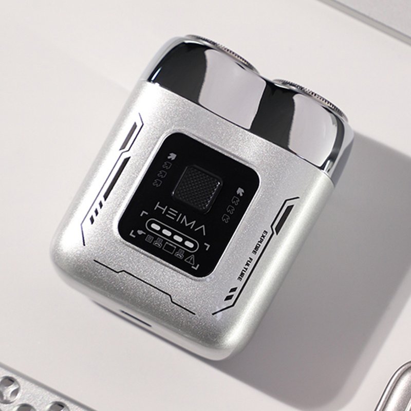 Waterproof LED Display Convenient Shaving Machine Mens Electric Dual-Head Shaver for Men Salon Use