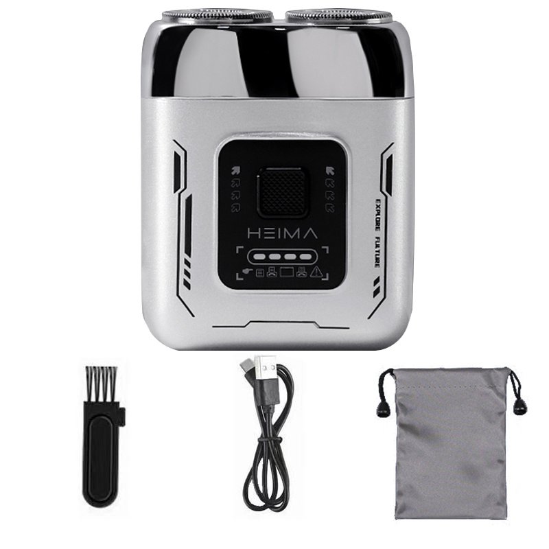 Waterproof LED Display Convenient Shaving Machine Mens Electric Dual-Head Shaver for Men Salon Use