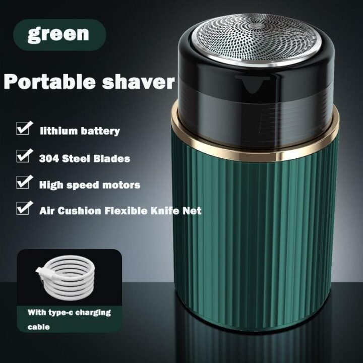 Mini Travel Electric Shaver Pocket Size Waterproof Washable Portable Razor for Men