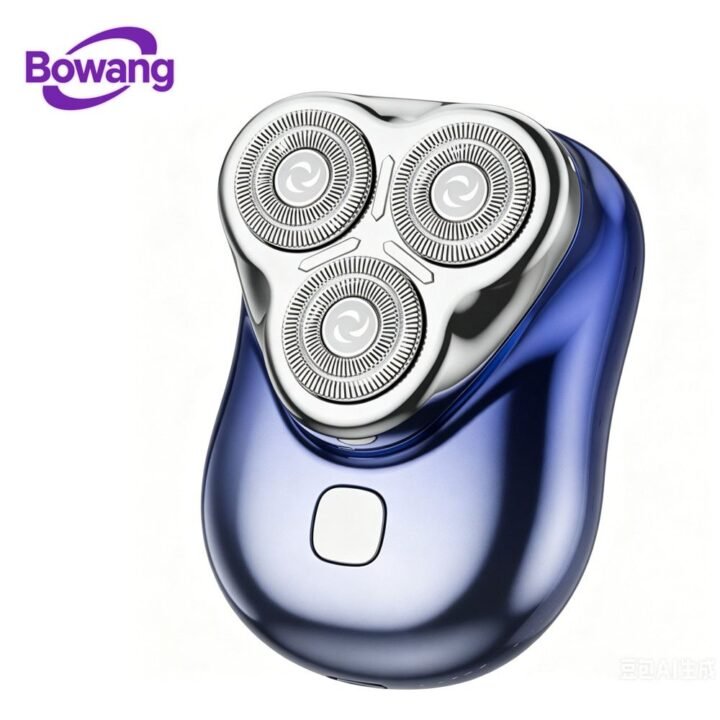 Triple Blade Rotary Shaver Ultra-Compact Men's Grooming Razor Rechargeable Ipx7 Waterproof Shaver