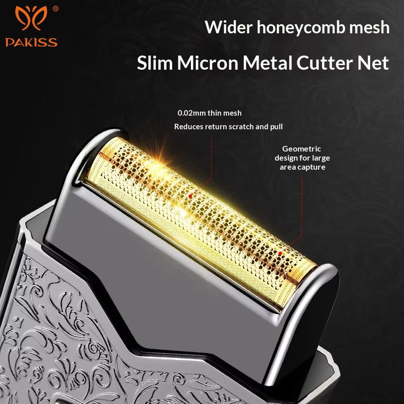 Pakiss Electric Rechargeable Shaver -High-Speed Reciprocating Razor with Smart Color Display, Wet & Dry Electric Shaver Gift for Men