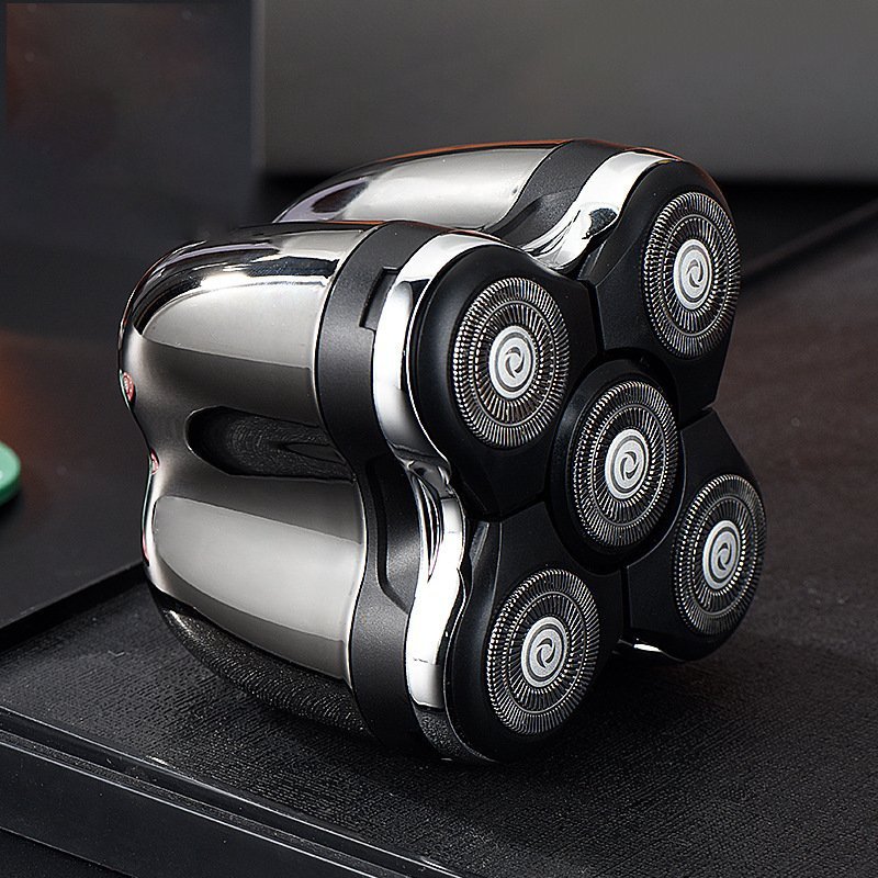 Smart Digital Display 5D Mini Electric Shaver Men's Bald Face USB Rechargeable Hair Clipper