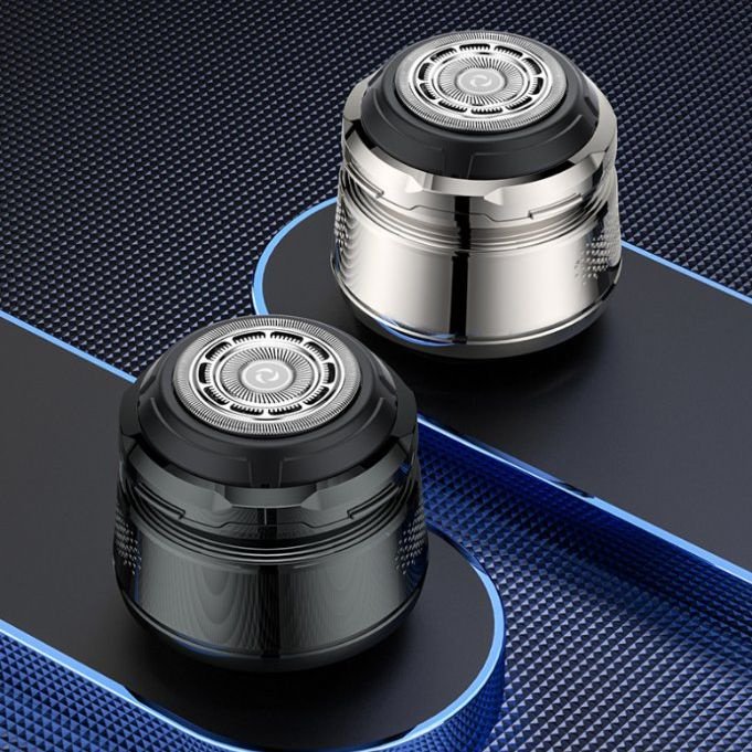 Men's USB Electric Shaver Bald Artifact Rechargeable Shaver Digital Self-Help Hair Shaver