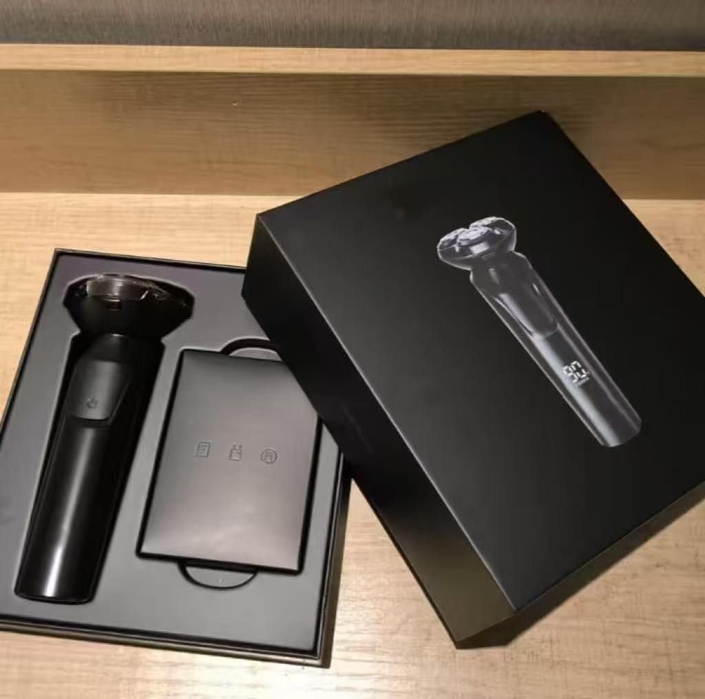 Luxury Box Packing Round Magnetic Floating Ball Shaver USB Rechargeable Travel Portable Electric Shaver for Men