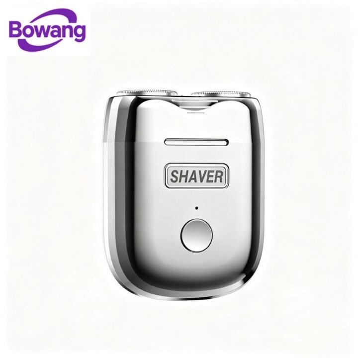 USB Rechargeable 2 Floating Heads Rotary Razor Waterproof Travel Mini Portable Electric Shaver